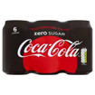 COCA COLA ZERO 330ml  (6 PACK)