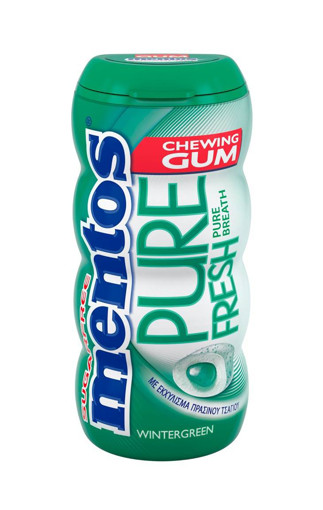 MENTOS PURE FRESH ΤΣΙΧΛΕΣ POCKET BOTTLE WINTERGREEN (ΔΥΟΣΜΟΣ - ΧΩΡΙΣ ΖΑΧΑΡΗ)