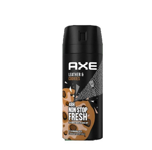 AXE BODY SPRAY 150ml - (LEATHER & COOKIES)