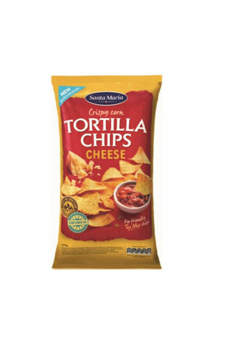 TORTILLA CHIPS CHEESE SANTA MARIA 185g