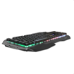 ΕΝΣΥΡΜΑΤΟ GAMING ΠΛΗΚΤΡΟΛΟΓΙΟ ΜΕ RGB LED, ΕΠΙΦΑΝΕΙΑ ΑΠΟ ΑΛΟΥΜΙΝΙΟ ΚΑΙ PALM REST NOD FURY