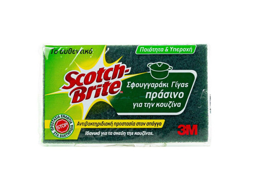 SCOTCH BRITE ΣΦΟΥΓΓΑΡΙ ΓΙΓΑΣ - (ΑΝΤΙΒΑΚΤΗΡΙΔΙΑΚΟ)