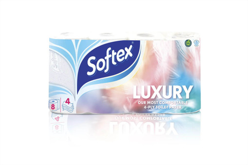 SOFTEX LUXURY 8 ΡΟΛΛΑ  (4ΦΥΛ)