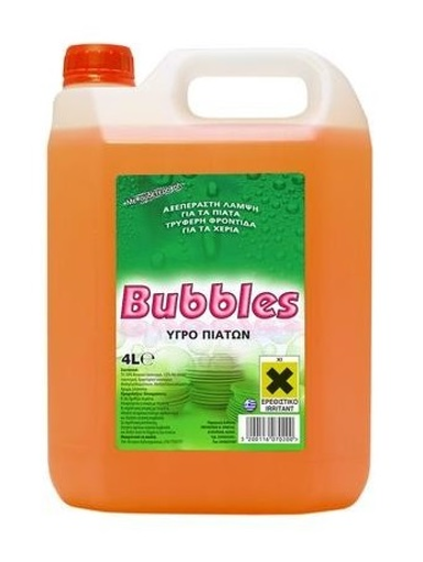 BUBBLE ΥΓΡΟ ΠΙΑΤΩΝ (ΠΟΡΤΟΚΑΛΙ-ΞΥΔΙ) 4L