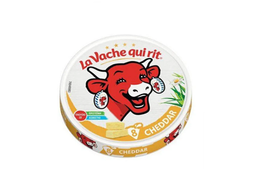 LΑ VACHE QUI RIT CHEDDAR  ΤΡΙΓΩΝΑΚΙΑ (8 μεριδες ) 120g