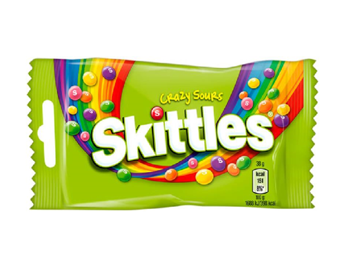 SKITTLES ΚΑΡΑΜΕΛΕΣ ΜΕ ΓΕΥΣΗ ΞΙΝΑ ΦΡΟΥΤΑ 38g