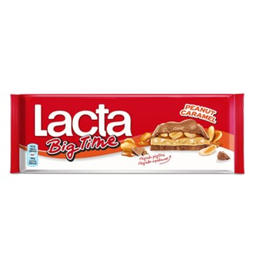 LACTA ΣΟΚΟΛΑΤΑ 276gr. - (BIG TIME) (PENAUT CARAMEL)