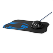 GAMING ΣΕΤ ΜΕ ΕΝΣΥΡΜΑΤΟ ΠΟΝΤΙΚΙ ΚΑΙ MOUSEPAD NEDIS GMMP110BK