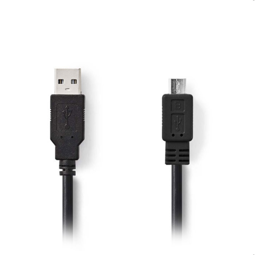 ΚΑΛΩΔΙΟ USB HIGH-SPEED A - MICRO B USB 2m NEDIS CCGB60500BK20