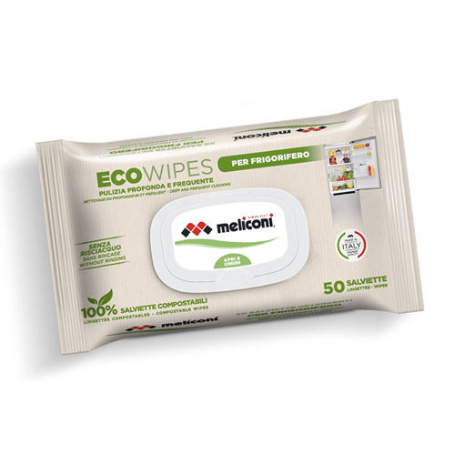 ΥΓΡΑ ΜΑΝΤΗΛΑΚΙΑ ΓΙΑ ΚΑΘΑΡΙΣΜΟ ΨΥΓΕΙΟΥ MELICONI ECO WIPES (50 ΤΜΧ)