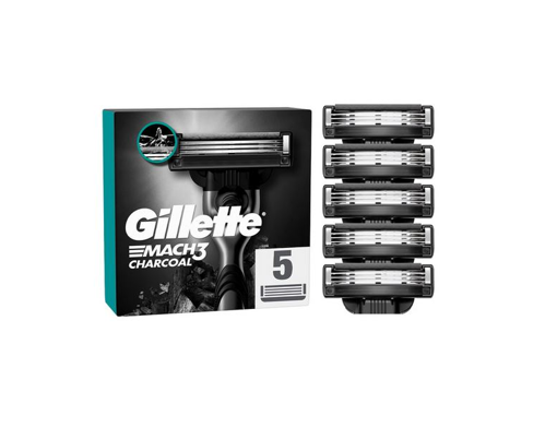 GILLETTE ΞΥΡΑΦΑΚΙΑ MACH3 CHARCOAL 5τμχ. - (ΑΝΤΑΛΛΑΚΤΙΚΑ)