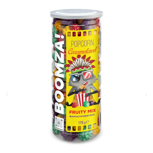 BOOMZA CARAMELIZED POPCORN 170g - (FRUITY MIX)