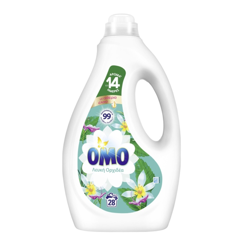 OMO ΥΓΡΟ ΑΠΟΡΡΥΠΑΝΤΙΚΟ ΡΟΥΧΩΝ 28ΜΕΖ (1,4L) - (ΛΕΥΚΗ ΟΡΧΙΔΕΑ)