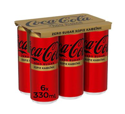 COCA COLA ZERO (6x330gr) - (ΧΩΡΙΣ ΚΑΦΕΪΝΗ)