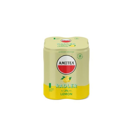 AMSTEL ΜΠΥΡΑ RADLER ΚΟΥΤΙ 4x330ml (3+1ΔΩΡΟ)