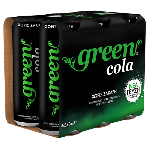 GREEN COLA 330ml - (6pack)