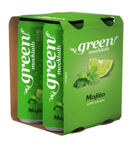 GREEN MOCKTAILS MOJITO 330ml - (4PACK)