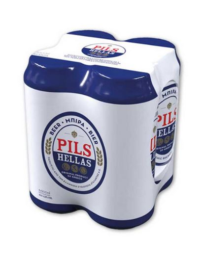 PILS ΜΠΥΡΑ ΚΟΥΤΙ 500ml (4 PACK)