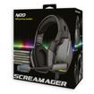 GAMING HEADSET ΜΕ ΑΝΑΔΙΠΛΟΥΜΕΝΟ ΜΙΚΡΟΦΩΝΟ ΚΑΙ RAINBOW RGB LED ΦΩΤΙΣΜΟ NOD SCREAMAGER