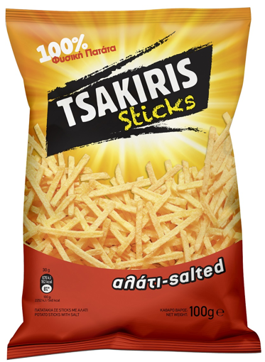 TSAKIRIS STICKS ΑΛΑΤΙ 120gr