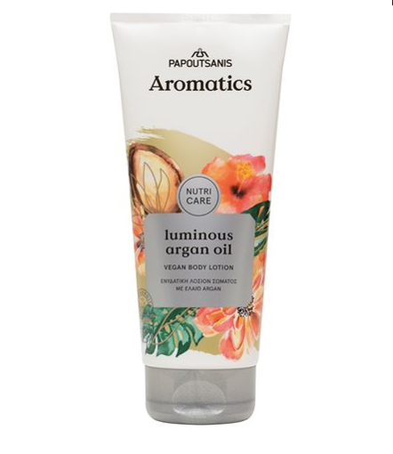 AROMATICS PAPOUTSANIS BODY LOTION LUMINOUS ARGAN OIL 200ml