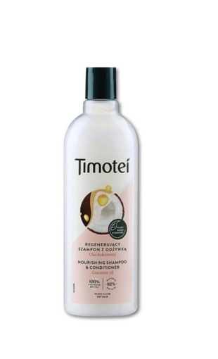 TIMOTEI ΣΑΜΠΟΥΑΝ ΚΑΙ CONDITIONER 2 ΣΕ 1 ΚΑΡΥΔΑ 400ml