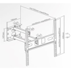 SUPERIOR 32-55 FULL MOTION EXTRA SLIM ΒΑΣΗ ΤΗΛΕΟΡΑΣΗΣ ΜΕ ΒΡΑΧΙΟΝΑ