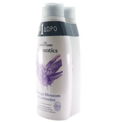 AROMATICS PAPOUTSANIS ΑΦΡΟΛΟΥΤΡΟ 600ml (1+1) - (FREE)