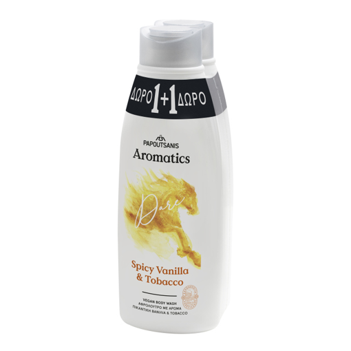 AROMATICS PAPOUTSANIS ΑΦΡΟΛΟΥΤΡΟ  600ml (DARE) - (1+1 ΔΩΡΟ)