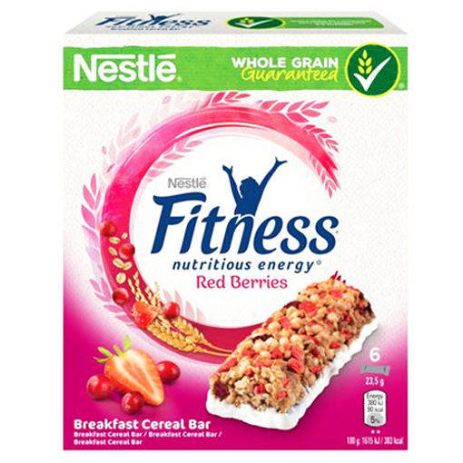 FITNESS BARS RED BERRIES (6x23.5gr)