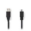 ΚΑΛΩΔΙΟ USB HIGH-SPEED A - MICRO B USB 5m NEDIS CCGP60500BK50