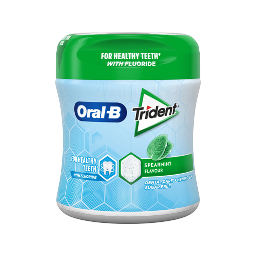 TRIDENT ORAL-B ΤΣΙΧΛΕΣ SPEARMINT 68gr - ΔΥΟΣΜΟΣ/ΠΡΑΣΙΝΟ