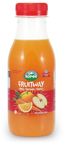 FRUITWAY ΦΥΣΙΚΟΣ ΧΥΜΟΣ 330ml - (ΚΑΡΟΤΟ/ΜΗΛΟ/ΠΟΡΤΟΚΑΛΙ)