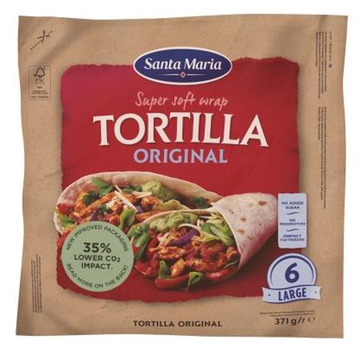 SANTA MARIA ΠΙΤΕΣ TORTILLA LARGE 371g