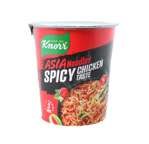 KNORR SNACKPOT NOODLS 64g - (SPICY ΚΟΤΟΠΟΥΛΟ)