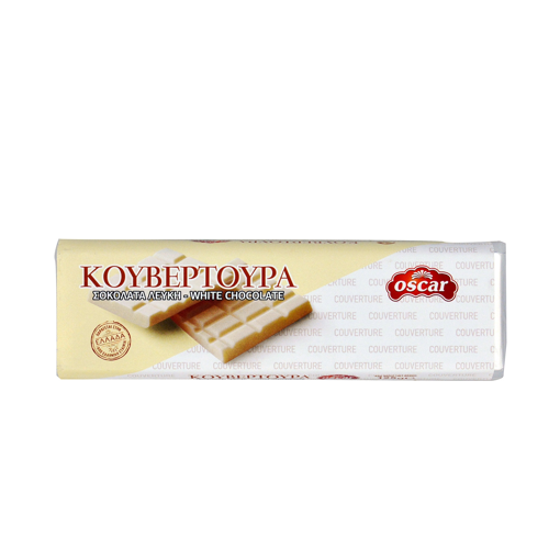 OSCAR ΚΟΥΒΕΡΤΟΥΡΑ ΛΕΥΚΗ ΣΟΚΟΛΑΤΑ 125gr.