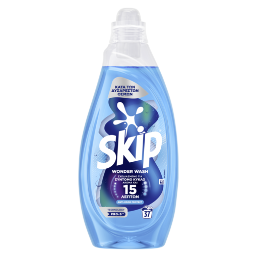 SKIP ΥΓΡΟ ΠΛΥΝΤΗΡΙΟΥ WONDER (37ΜΕΖ) 1,48L - (ANTI-ODOR)