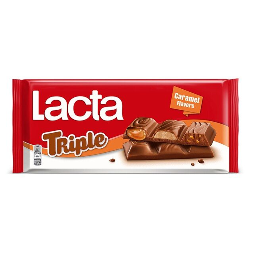 LACTA ΣΟΚΟΛΑΤΑ 90g - (TRIPLE CARAMEL)