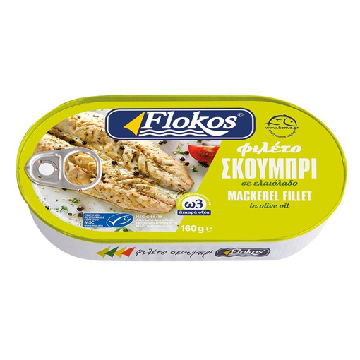 FLOKOS ΣΚΟΥΜΠΡΙ ΕΛΑΙΟΛΑΔΟ 150g