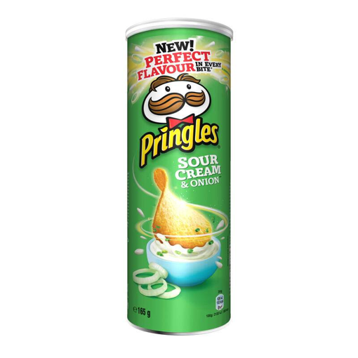 PRINGLES ΤΣΙΠΣ 165g - (SOUR CREAM & ONION)