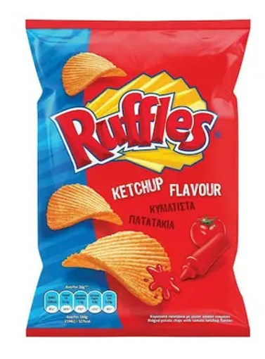 RUFFLES CHIPS 105g - (KETCHUP)