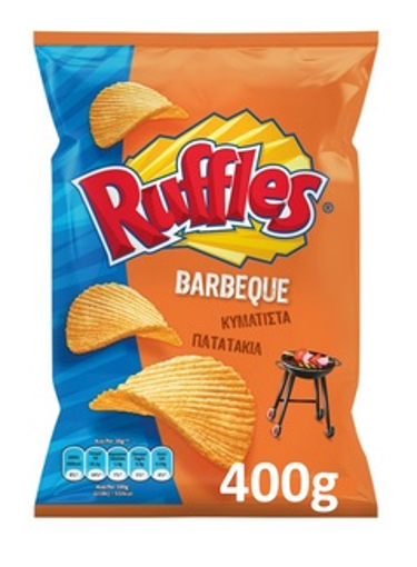 RUFFLES CHIPS PROFESSIONAL BBQ 400g - (ΚΥΜΑΤΙΣΤΑ)