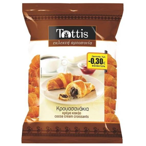 TOTTIS MINI CROISSANTS WITH COCOA CREAM 300g