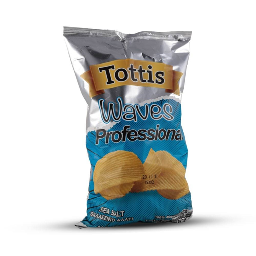 TOTTIS WAVES PRO CHIPS 280g - (ΘΑΛΑΣΣΙΝΟ ΑΛΑΤΙ)