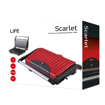 ΤΟΣΤΙΕΡΑ ΜΕ GRILL ΠΛΑΚΕΣ 700W LIFE SCARLET