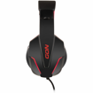 GAMING HEADSET ΜΑΥΡΟ ΜΕ ΡΥΘΜΙΖΟΜΕΝΟ ΜΙΚΡΟΦΩΝΟ ΚΑΙ ΚΟΚΚΙΝΟ LED ΦΩΤΙΣΜΟ NOD GROUND POUNDER