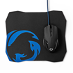 GAMING ΣΕΤ ΜΕ ΕΝΣΥΡΜΑΤΟ ΠΟΝΤΙΚΙ ΚΑΙ MOUSEPAD NEDIS GMMP110BK