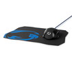 GAMING ΣΕΤ ΜΕ ΕΝΣΥΡΜΑΤΟ ΠΟΝΤΙΚΙ ΚΑΙ MOUSEPAD NEDIS GMMP110BK