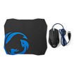 GAMING ΣΕΤ ΜΕ ΕΝΣΥΡΜΑΤΟ ΠΟΝΤΙΚΙ ΚΑΙ MOUSEPAD NEDIS GMMP110BK