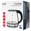 ΒΡΑΣΤΗΡΑΣ ΓΥΑΛΙΝΟΣ 1.8L  2.200W  LIFE CRYSTAL